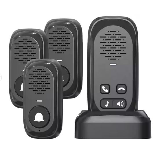 Interphone sans fil rechargeable – Communication instantanée sans Wi-Fi ni fil