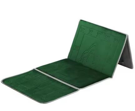 Tapis de prière avec dossier 2 en 1