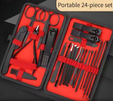 Kit de Manucure & Pédicure 24 pièces