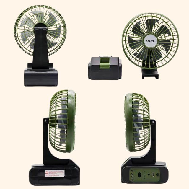 Ventilateur solaire multi fonction