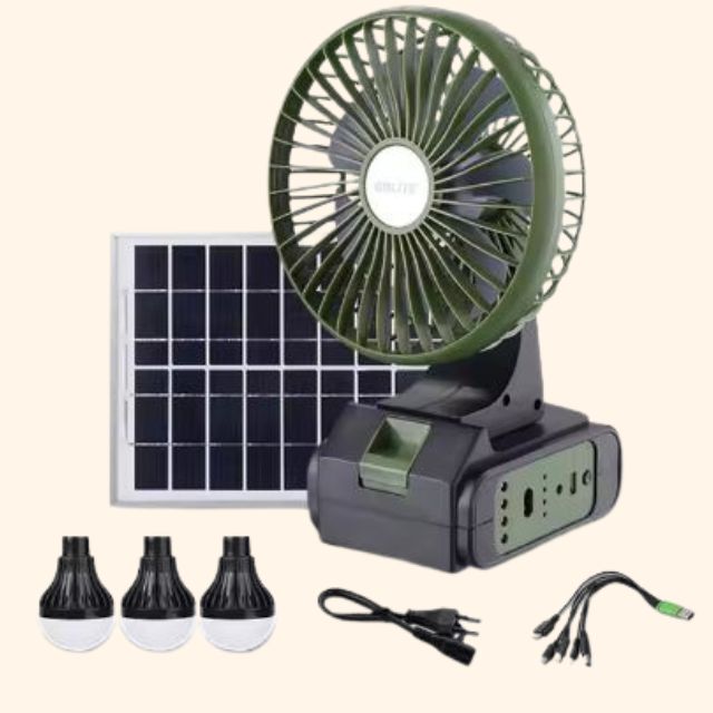 Ventilateur solaire multi fonction