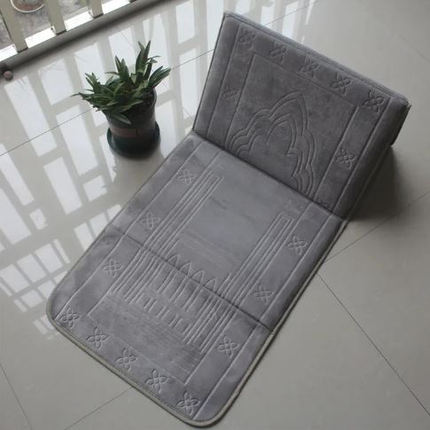 Tapis de prière avec dossier 2 en 1