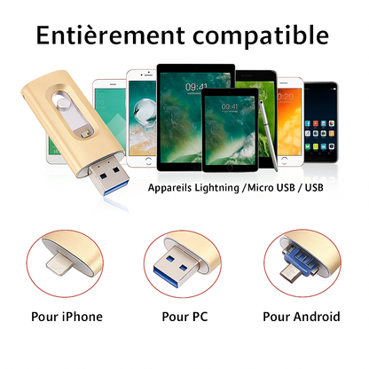 Clé USB DataFreedom : 1 Clé USB pour Tous Vos Appareils