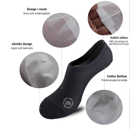 CHAUSSETTES RESPIRANTES ANTIDERAPANTES
