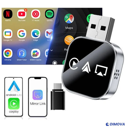 Adaptateur CarPlay sans Fil Universel 3 en 1