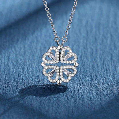 Collier Trèfle de Cœurs - l'élégance plus
