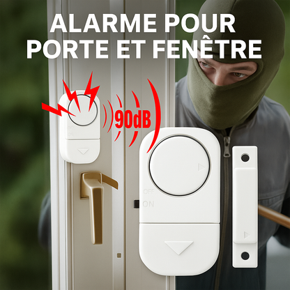 Alarme Express 90dB : La Sécurité Instantanée pour Votre Tranquillité