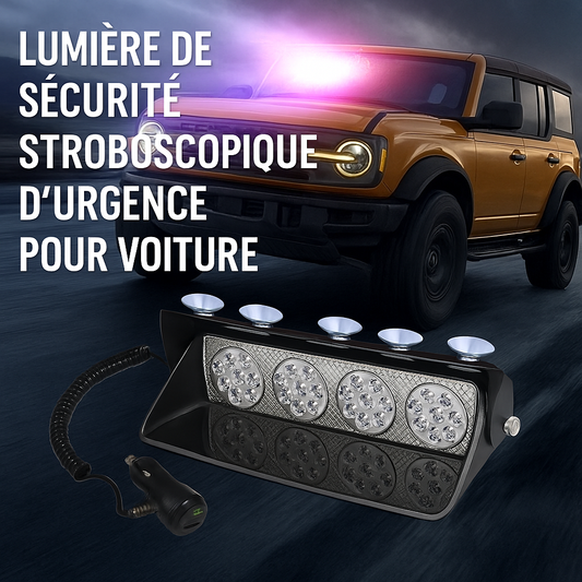 Lumière de Sécurité Stroboscopique d'Urgence pour Voiture