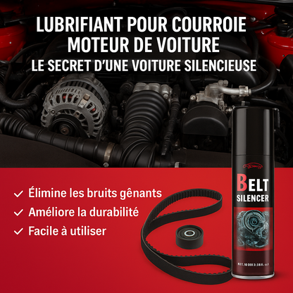 Lubrifiant pour courroie moteur de voiture - Le Secret d'une Voiture Silencieuse