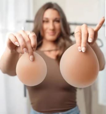 Cache-tétons invisible réutilisable