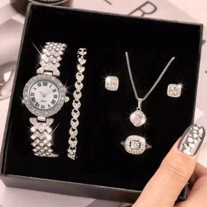 Ensemble Luxueux de Montre et Bijoux Amaada
