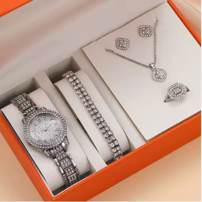 Ensemble Luxueux de Montre et Bijoux Amaada