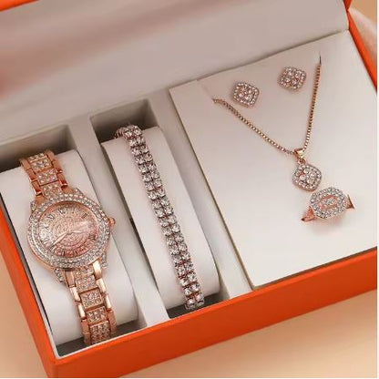 Ensemble Luxueux de Montre et Bijoux Amaada