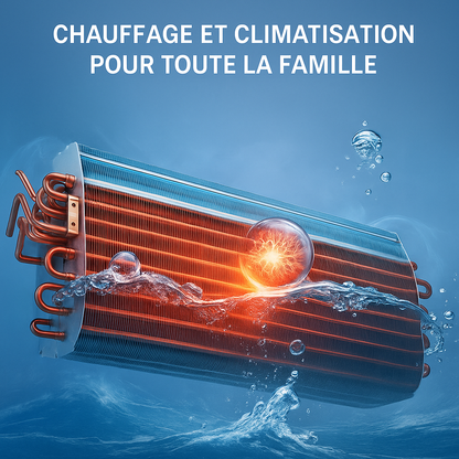 Mini climatiseur mural rafraîchissant et chauffant