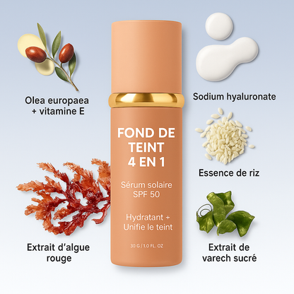 Fond De Teint Parfait 4 en 1 : La Révolution Couleur Adaptative