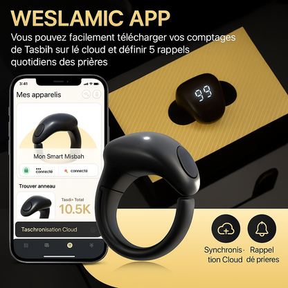 Chapelet Intelligente de Prière Zikr - Restez connecté à votre foi, où que vous soyez.