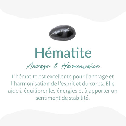 Bracelet Énergie Céleste : Labradorite & Hématite