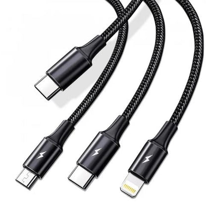 Câble de Charge Ultime 3-en-1
