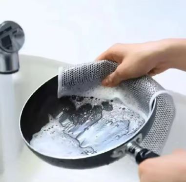 Éponge polyvalente pour vaisselle sèche et humide