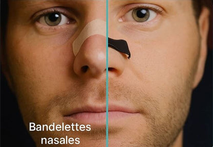 Bandes nasales pour une respiration saine et réduit le ronflement
