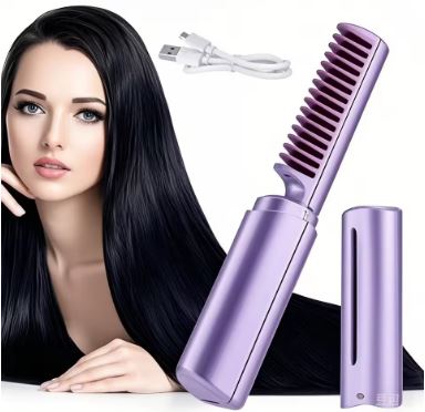 Peigne à cheveux sans fil 2 en 1 , Puissant et Durable