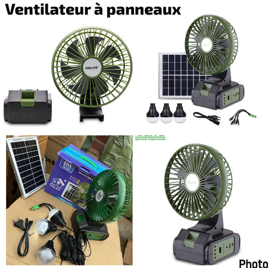 Ventilateur solaire multi fonction