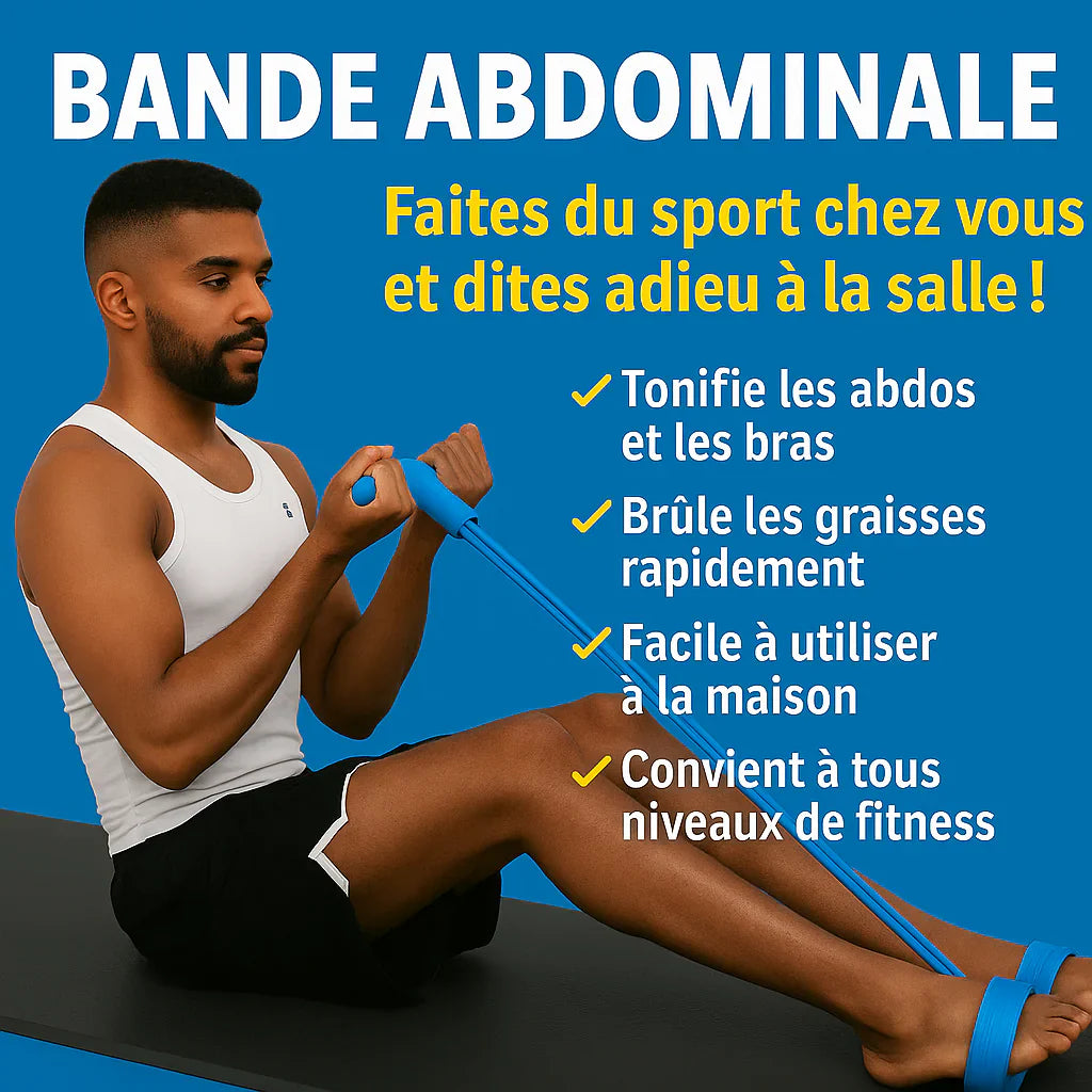 Bande de Fitness Multifonctions- Brûlez le ventre, sculptez le corps à domicile sans salle de sport
