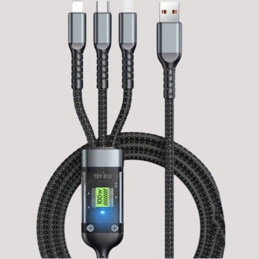 Câble de Charge Ultime 3-en-1
