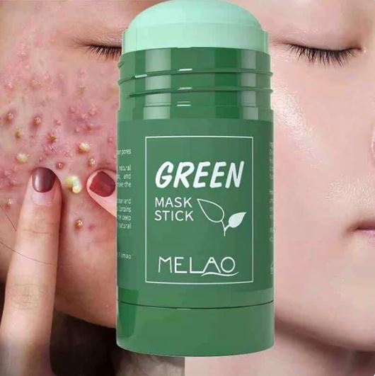 Masque de soins de la peau au thé vert