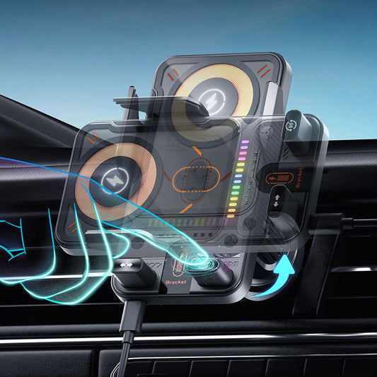 Support MagDrive Ultra 2-en-1 avec Chargeur Induction