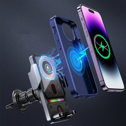 Support MagDrive Ultra 2-en-1 avec Chargeur Induction