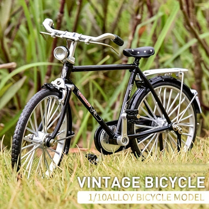 50% DE RÉDUCTION : Mini Modèle de Vélo en Alliage DIY – Créatif et Décoratif