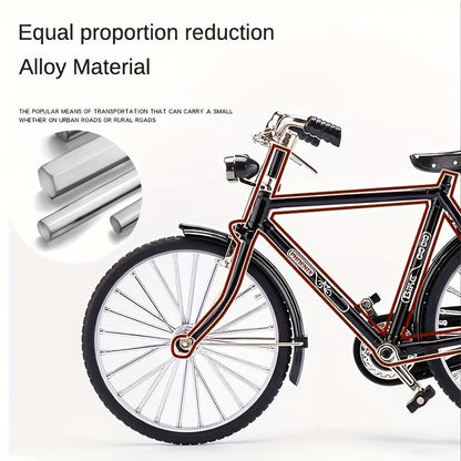 50% DE RÉDUCTION : Mini Modèle de Vélo en Alliage DIY – Créatif et Décoratif