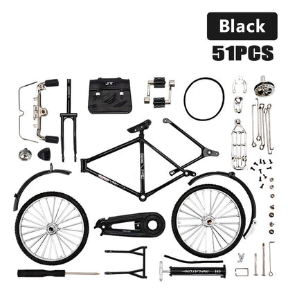 50% DE RÉDUCTION : Mini Modèle de Vélo en Alliage DIY – Créatif et Décoratif